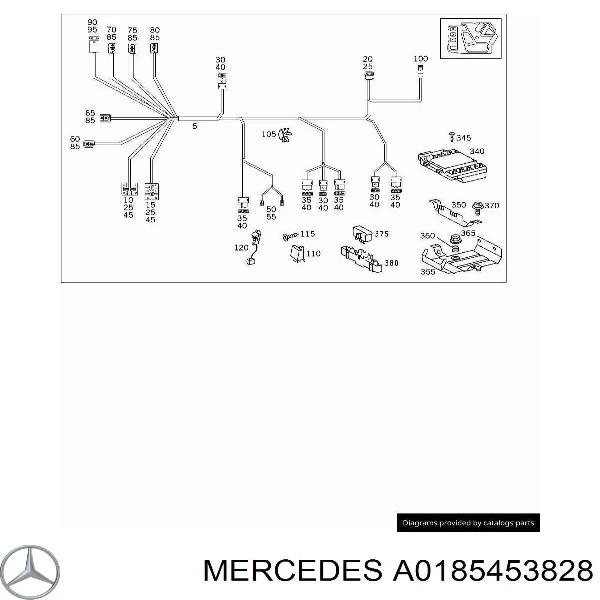 A0185453828 Mercedes 