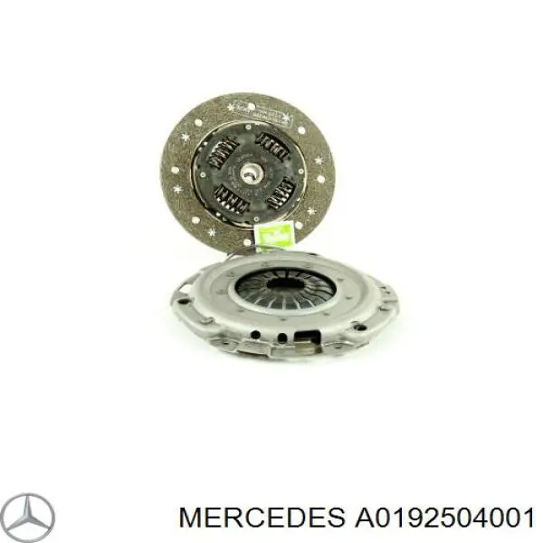 A0192504001 Mercedes kit de embrague (3 partes)