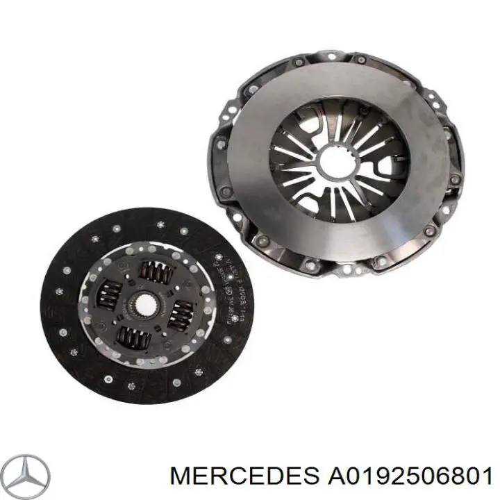 A0192506801 Mercedes kit de embrague (3 partes)