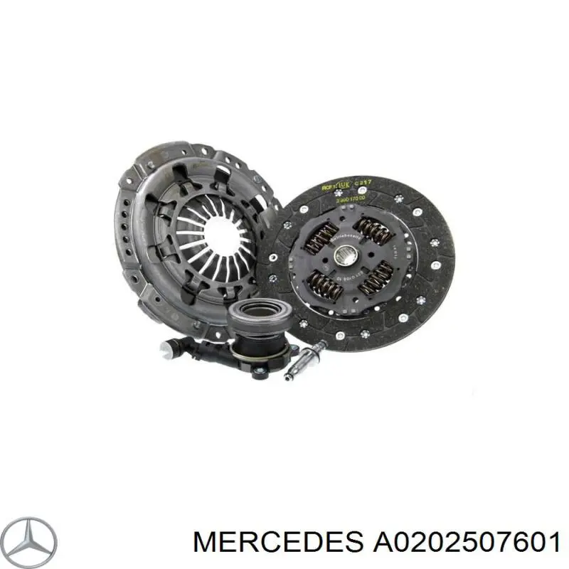 A0202507601 Mercedes kit de embrague (3 partes)