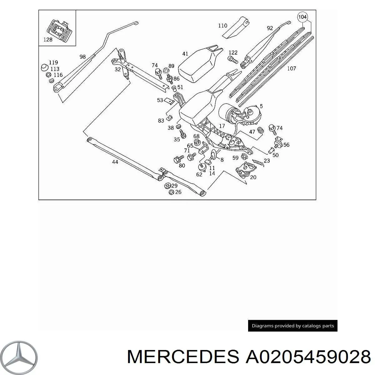 0205459028 Mercedes 