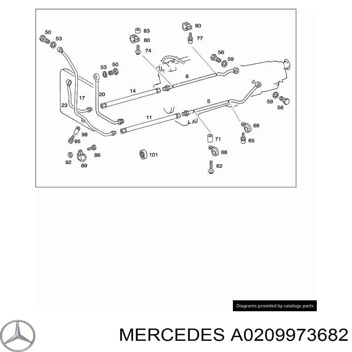 0209973682 Mercedes 