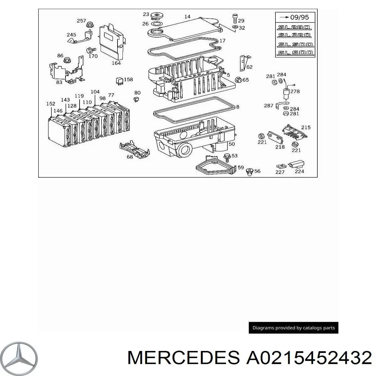 A021545243280 Mercedes 