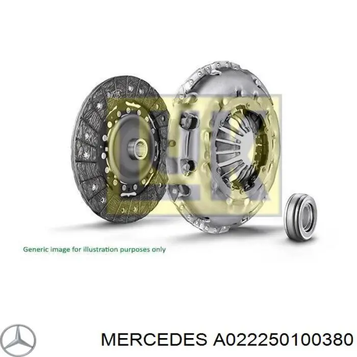 A022250100380 Mercedes disco de embrague