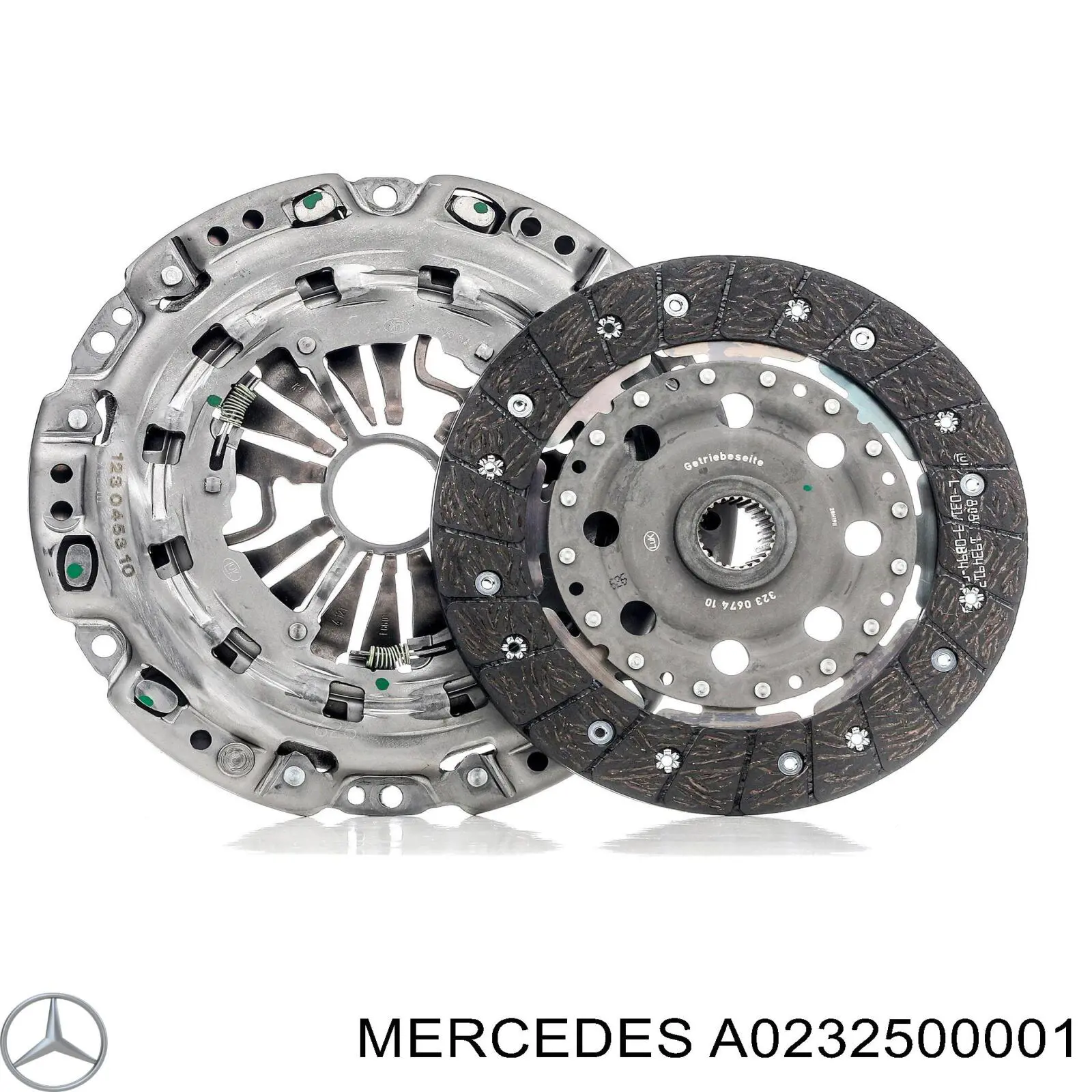 A0232500001 Mercedes kit de embrague (3 partes)