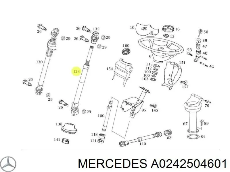 A0242504601 Mercedes 