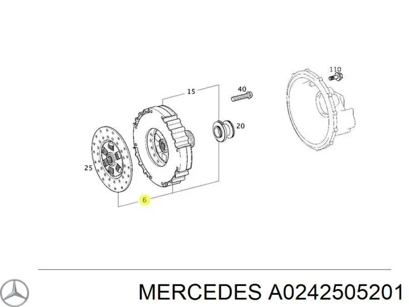 A0242505201 Mercedes 