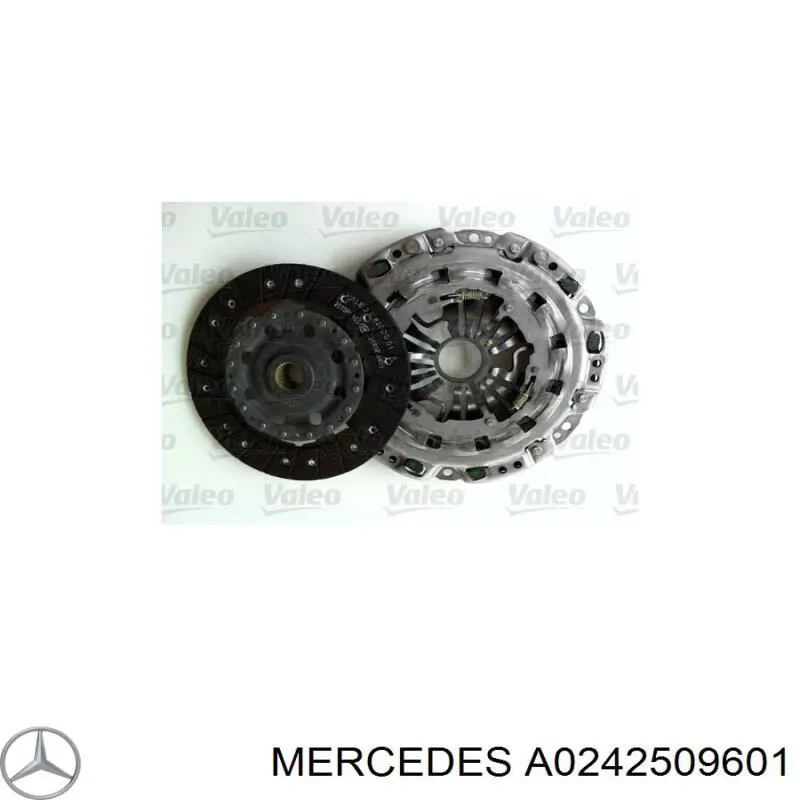 A0242509601 Mercedes kit de embrague (3 partes)