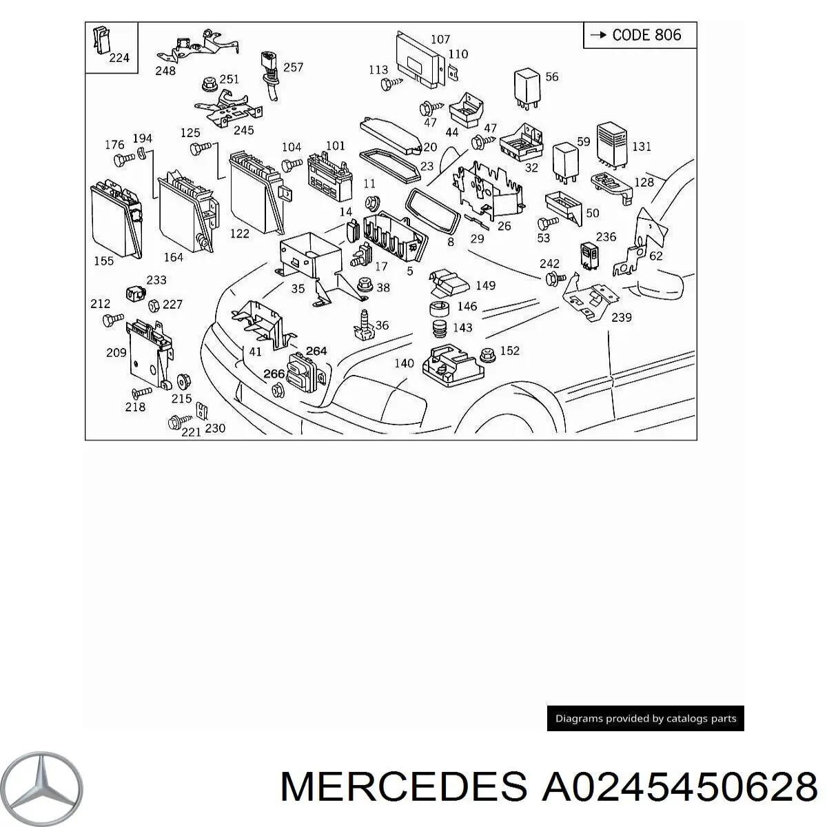  Enchufe corrector de la ECU del motor para Mercedes V 638