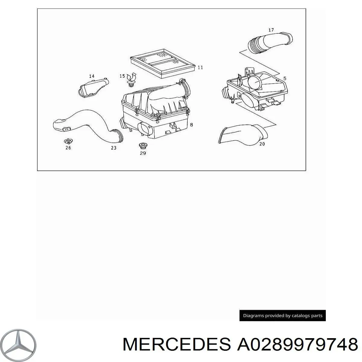 A0289979748 Mercedes 