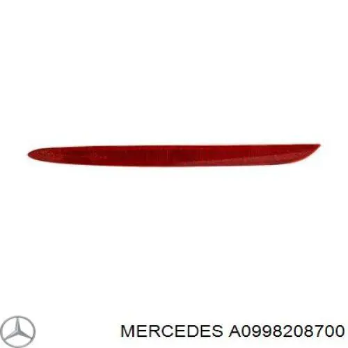  Reflector, parachoques trasero, izquierdo para Mercedes CLS C257