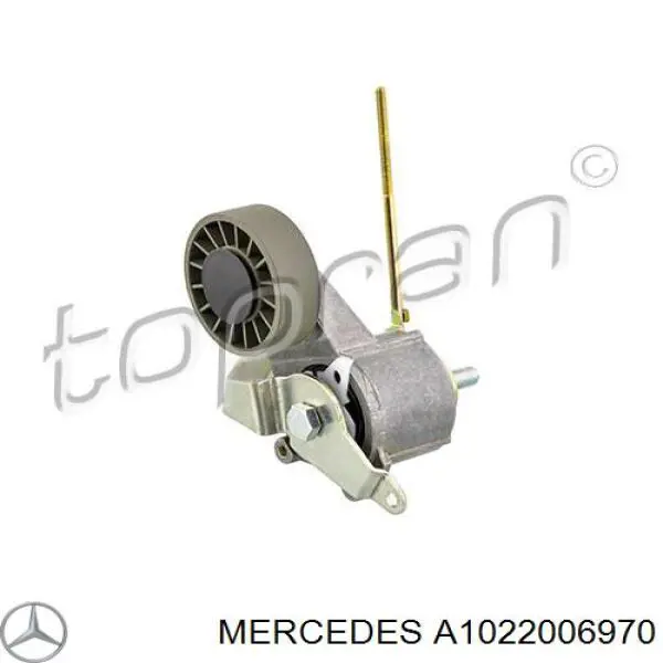 A1022006970 Mercedes tensor de correa, correa poli v