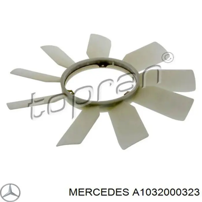 8124628 Cojali rodete ventilador, refrigeración de motor