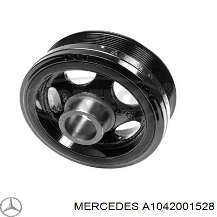 A1042001528 Mercedes soporte, brazo tensor, correa poli v