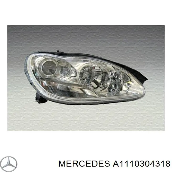 A1110304318 Mercedes pistón completo para 1 cilindro, std