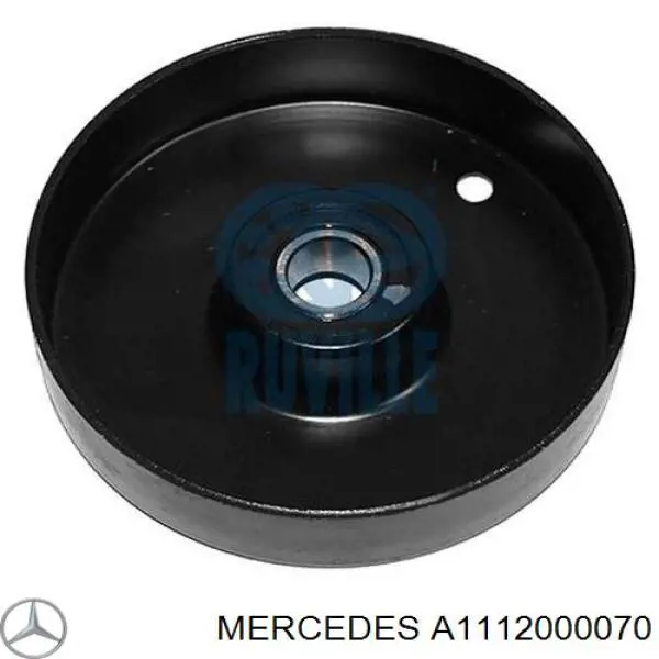 A1112000070 Mercedes rodillo, correa trapecial poli v