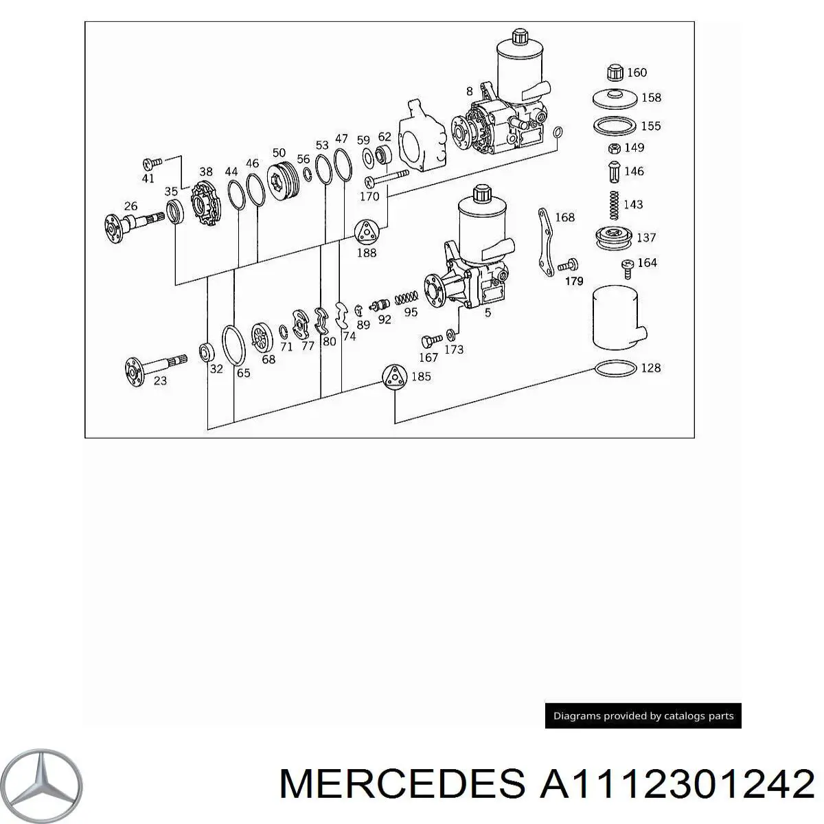  Compresor De Aire Acondicionado Soporte para Mercedes C W202