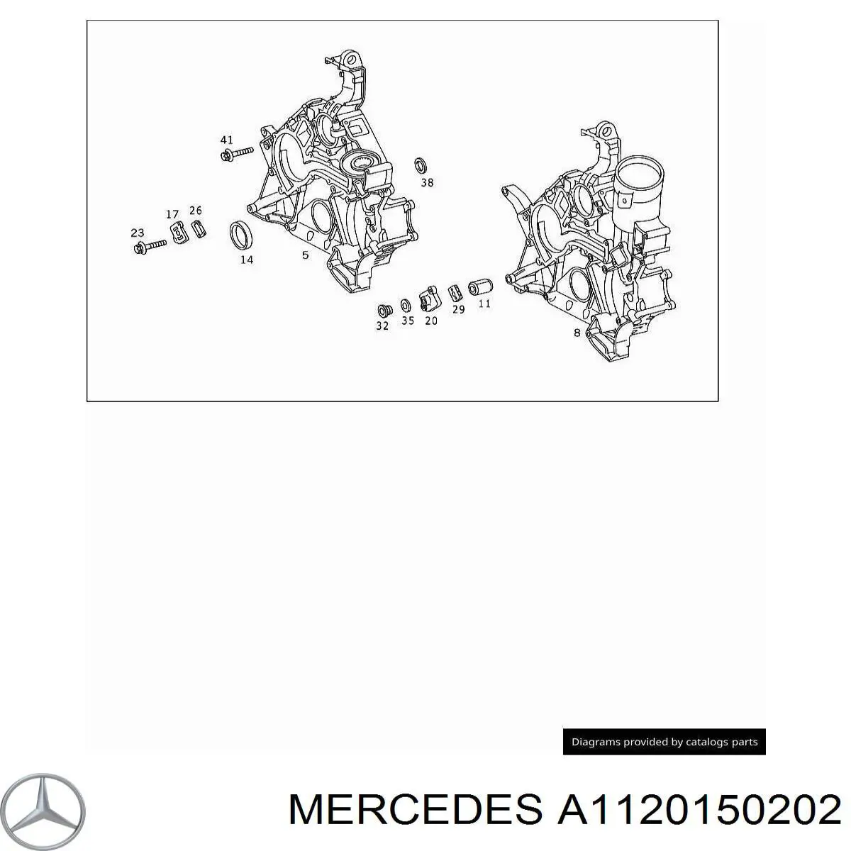 A1120100033 Mercedes cubierta motor delantera