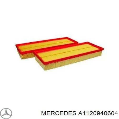 A1120940604 Mercedes filtro de aire