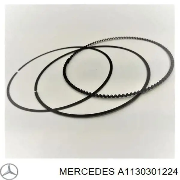 A1130301224 Mercedes juego de aros de pistón para 1 cilindro, std