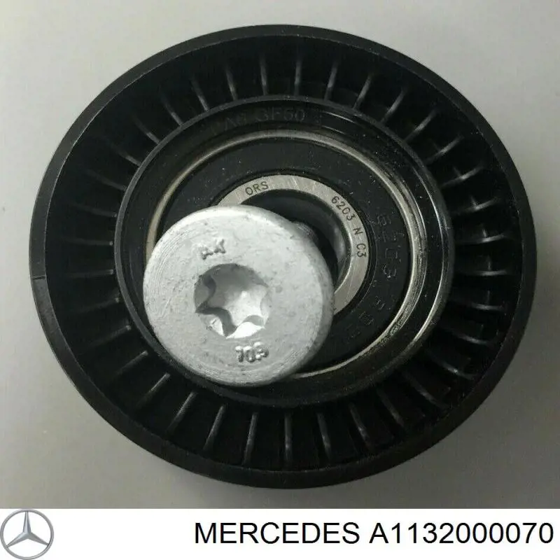 A1132000070 Mercedes tensor de correa, correa poli v