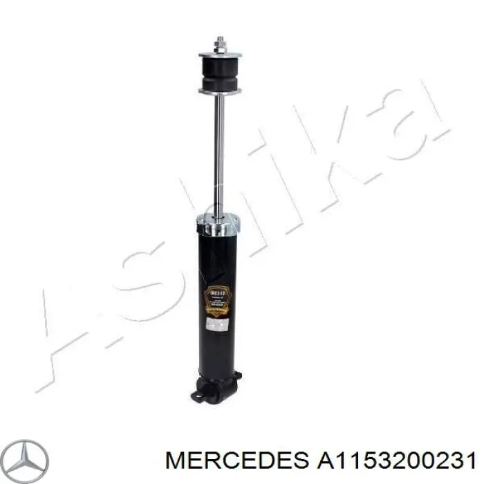 A1153200231 Mercedes amortiguador trasero