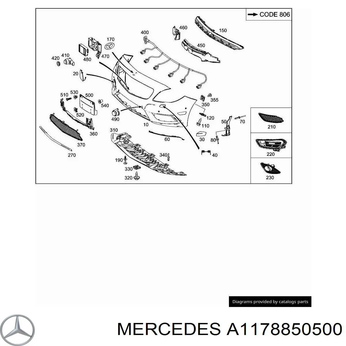 A1178850500 Mercedes 