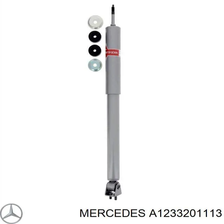 A1233201113 Mercedes amortiguador trasero