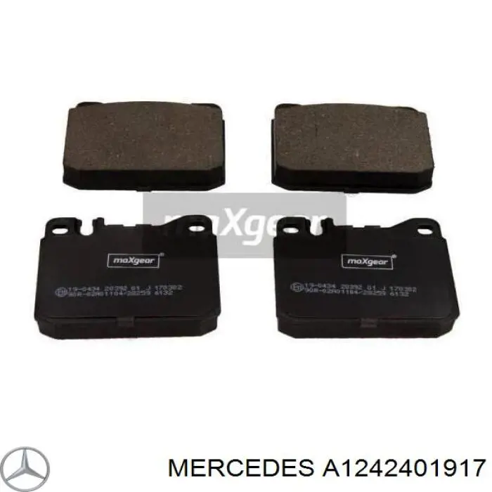 A1242401917 Mercedes almoahada (soporte Del Motor Izquierda / Derecha)