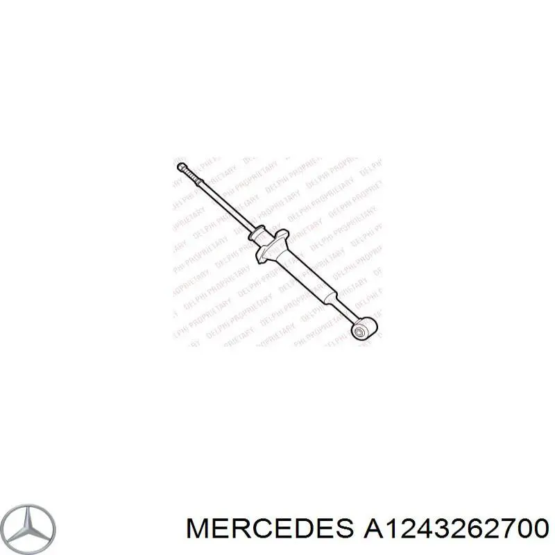 A1243262700 Mercedes amortiguador trasero