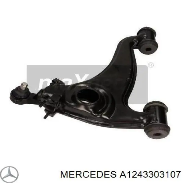 A1243303107 Mercedes barra oscilante, suspensión de ruedas delantera, inferior derecha