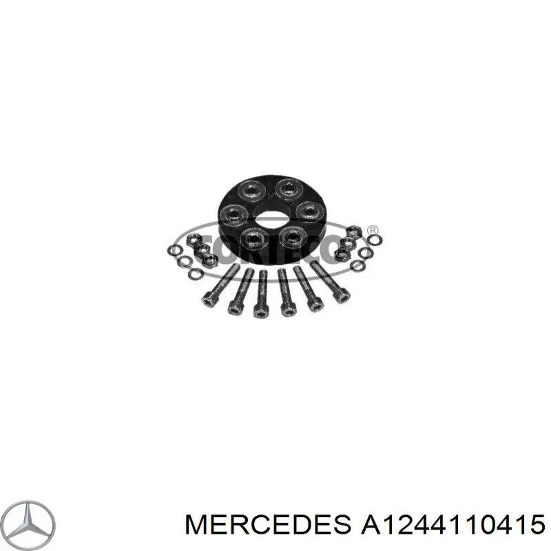 A1244110415 Mercedes articulación, árbol longitudinal, delantera/trasera