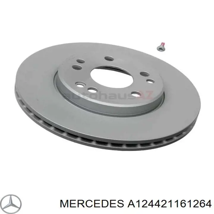 A124421161264 Mercedes freno de disco delantero