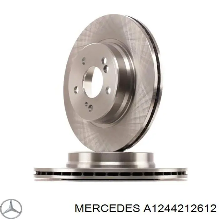 A1244212612 Mercedes freno de disco delantero