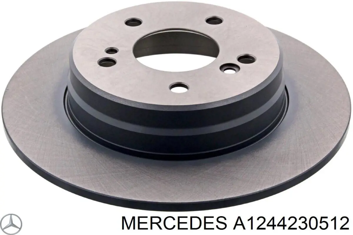 A1244230512 Mercedes disco de freno trasero