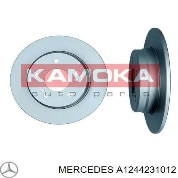 A1244231012 Mercedes disco de freno trasero