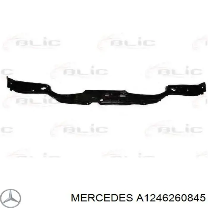  Soporte de radiador derecha (panel de montaje para foco) para Mercedes E C124