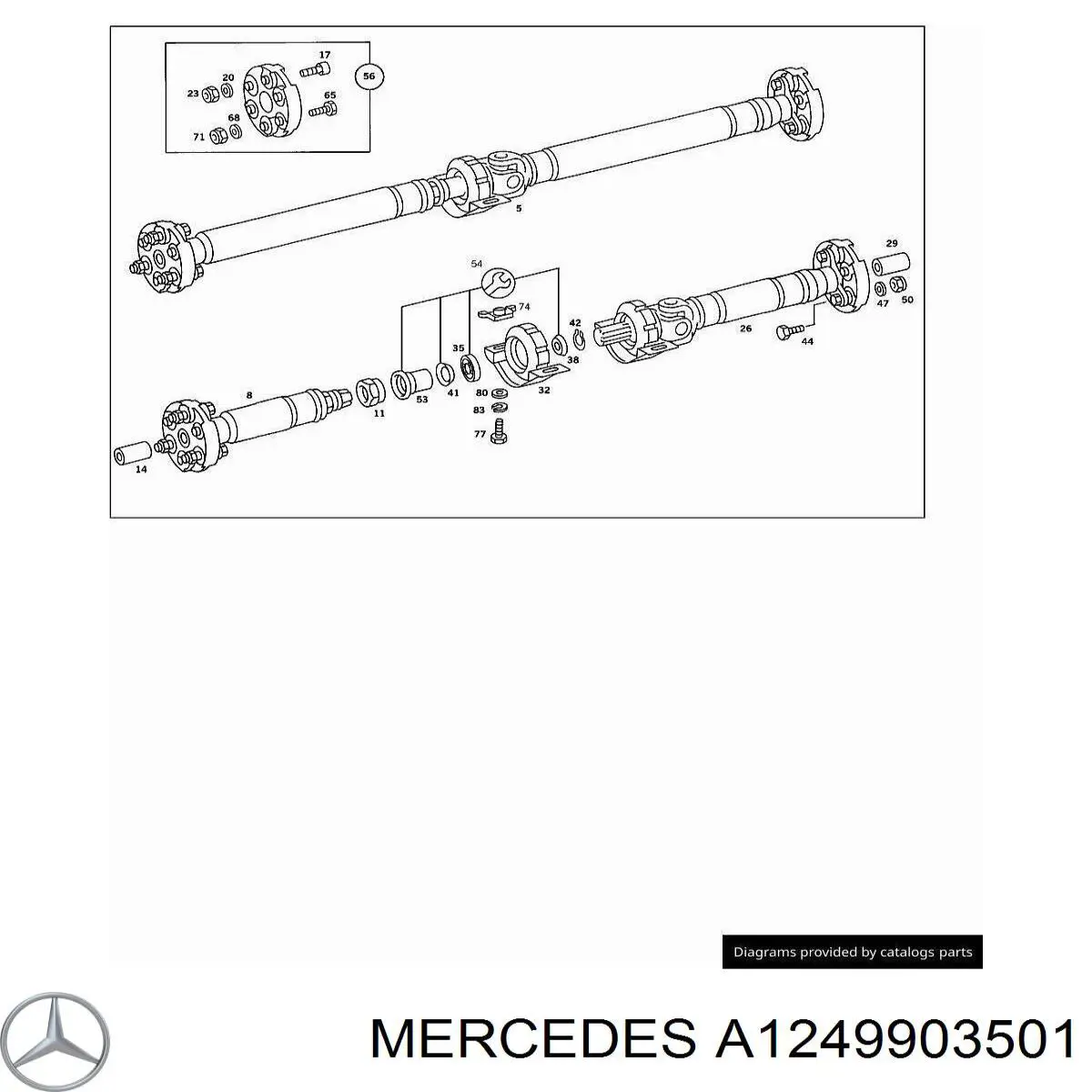 A1249903501 Mercedes 