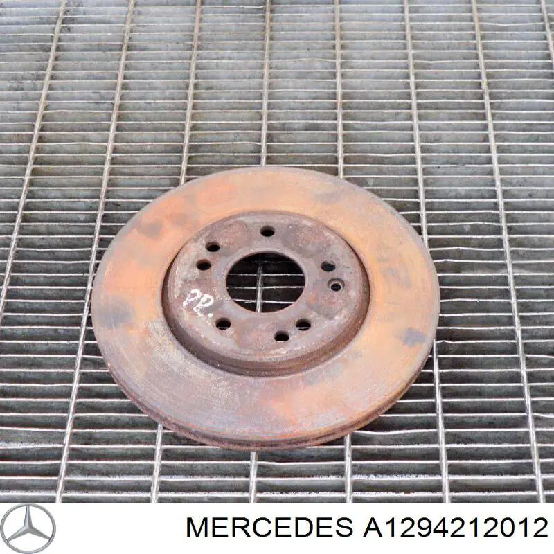 A1294212012 Mercedes freno de disco delantero