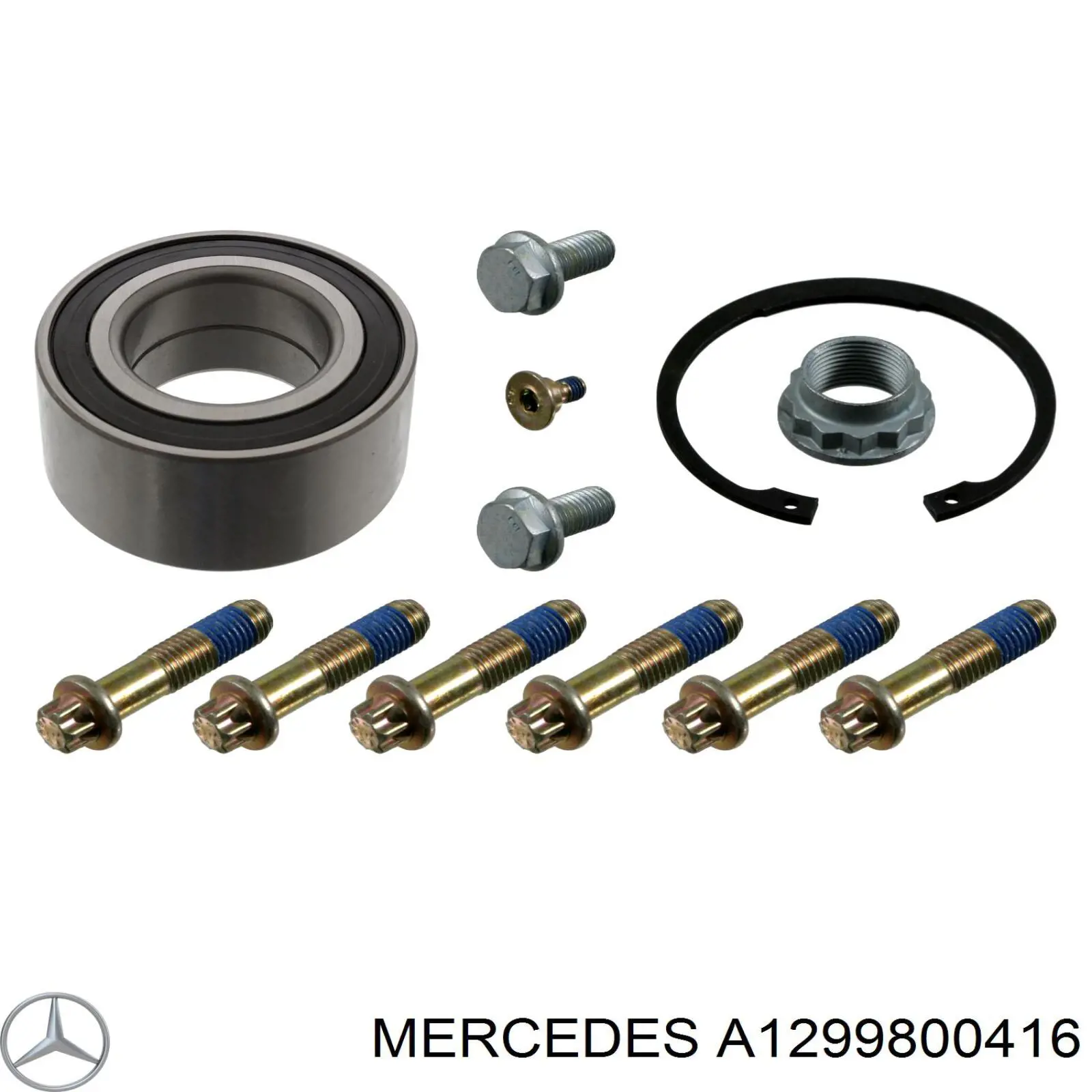 A1299800416 Mercedes cojinete de rueda trasero