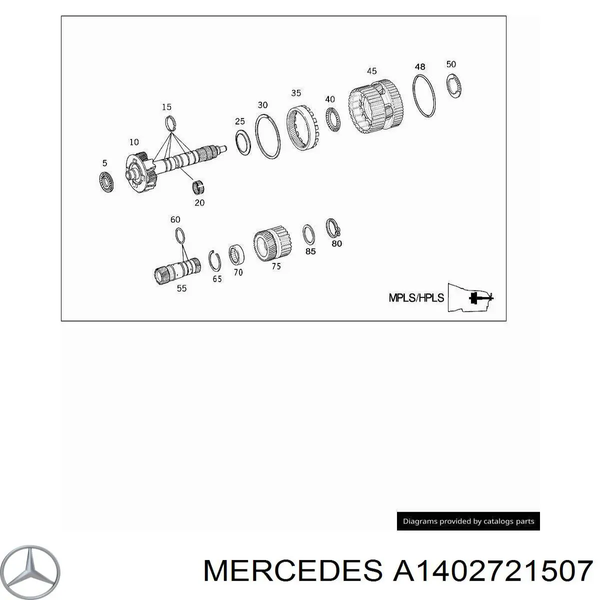 A1402721507 Mercedes 