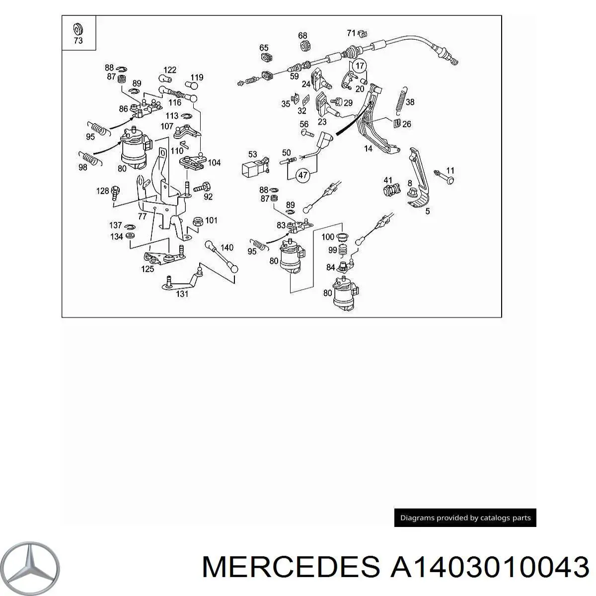 A1403010043 Mercedes 