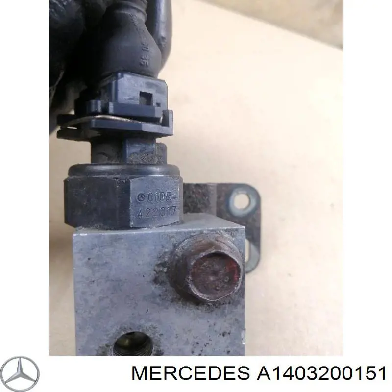 A1403200151 Mercedes válvula de nivelación de carrocería