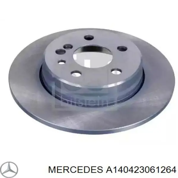 A140423061264 Mercedes disco de freno trasero