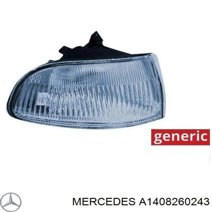 A1408260243 Mercedes piloto intermitente derecho