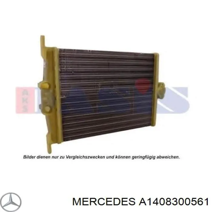 1408300561 Mercedes radiador de calefacción