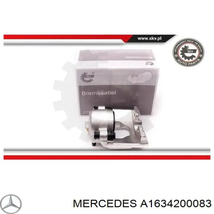 A1634200083 Mercedes pinza de freno delantera izquierda