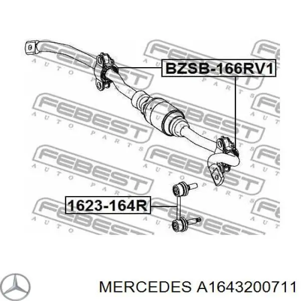  Estabilizador trasero para Mercedes GL X164