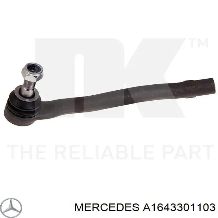 A1643301103 Mercedes rótula barra de acoplamiento exterior