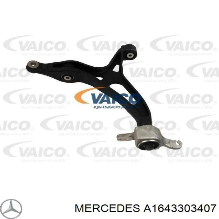 A1643303407 Mercedes barra oscilante, suspensión de ruedas delantera, inferior izquierda